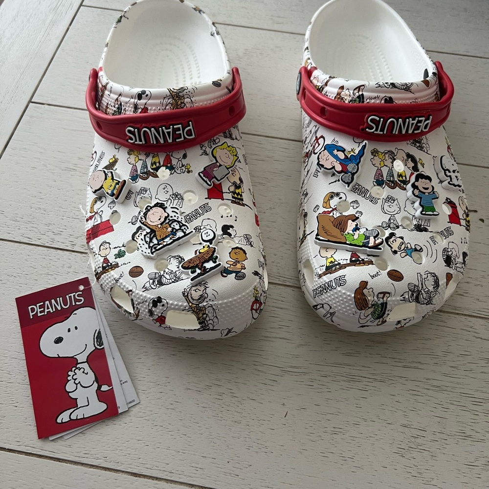 Peanuts Crocs, Brand new with tags